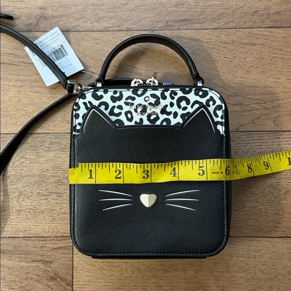 Kate Spade New York Meow Cat Daisy Vanity Crossbody Purse NWT Animal Print Rare - Picture 15 of 16